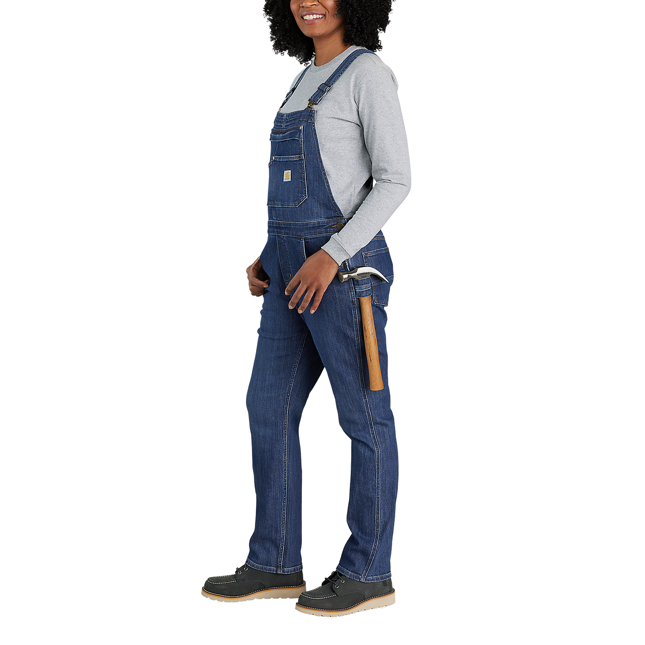 Carhartt Female Bib Overall Denim - 106002