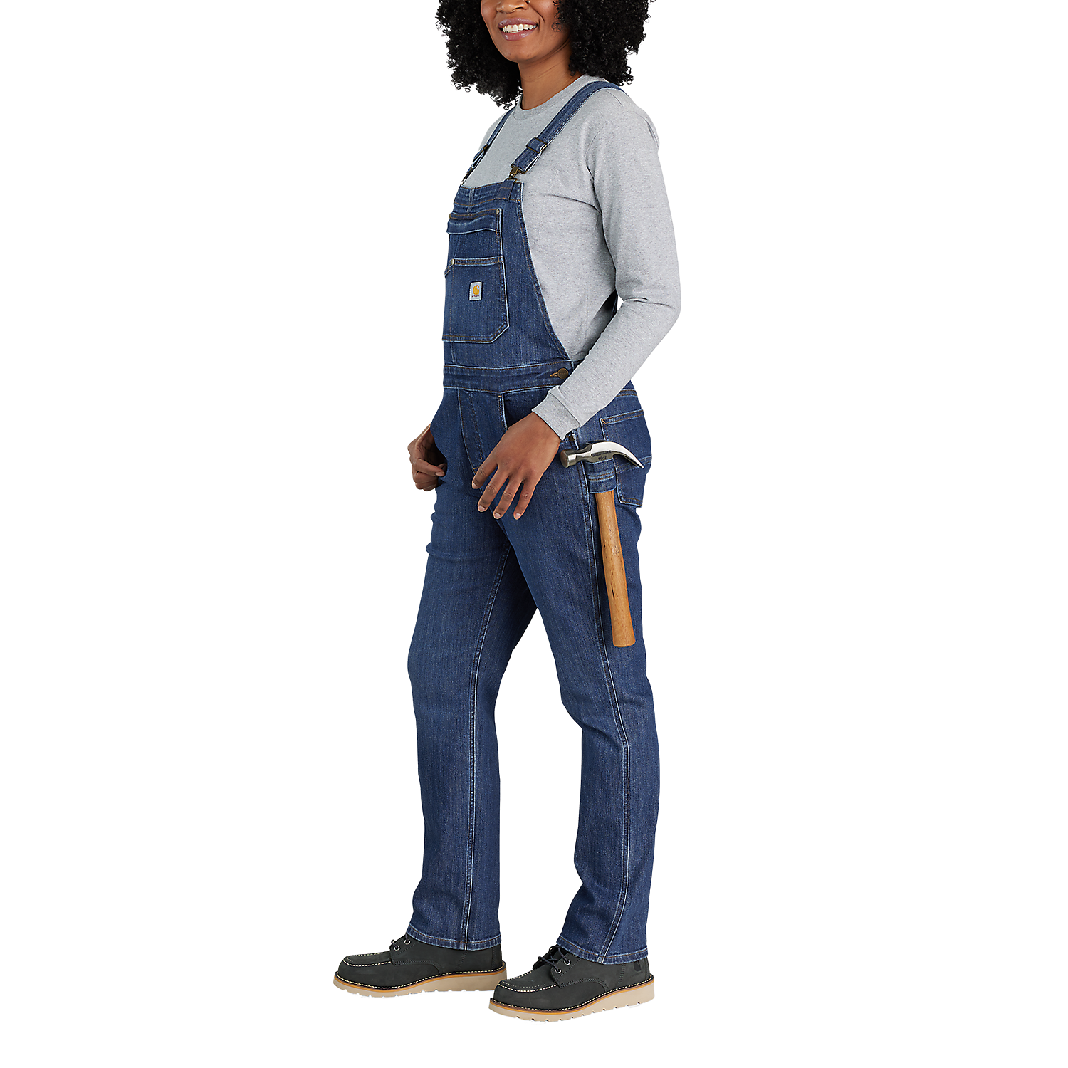 Carhartt Female Bib Overall Denim - 106002