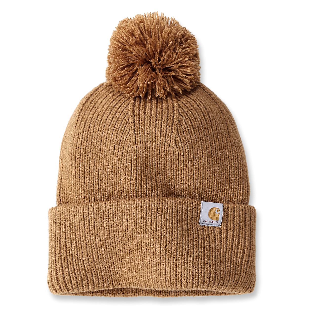Carhartt Women's Knit Pom-pom Beanie - 106003 BRN