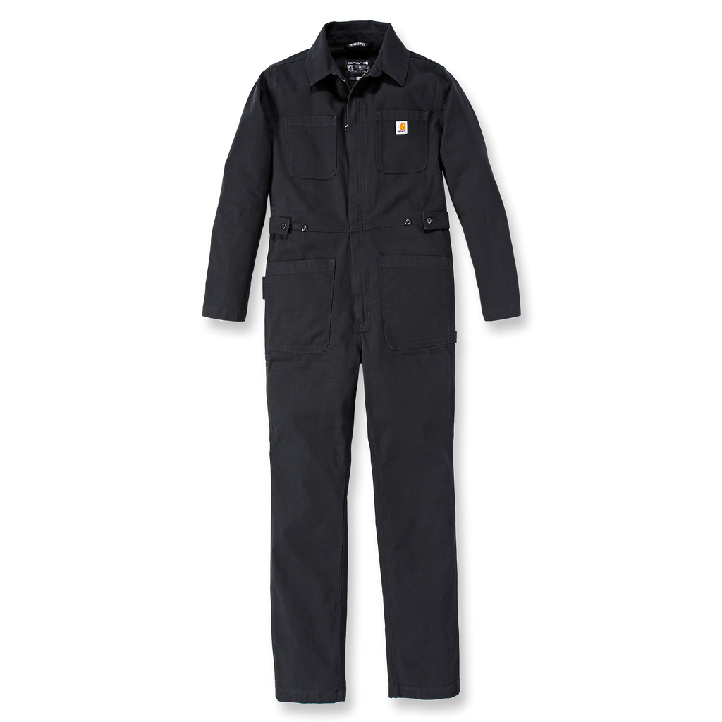 Carhartt Women's Relaxed Fit Canvas Coverall - Black 106071 Carhartt Women's Relaxed Fit Canvas Coverall - Black 106071
