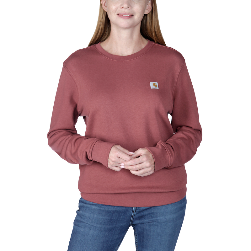 Carhartt French Terry sweatshirt met ronde hals voor dames - 106179 R95