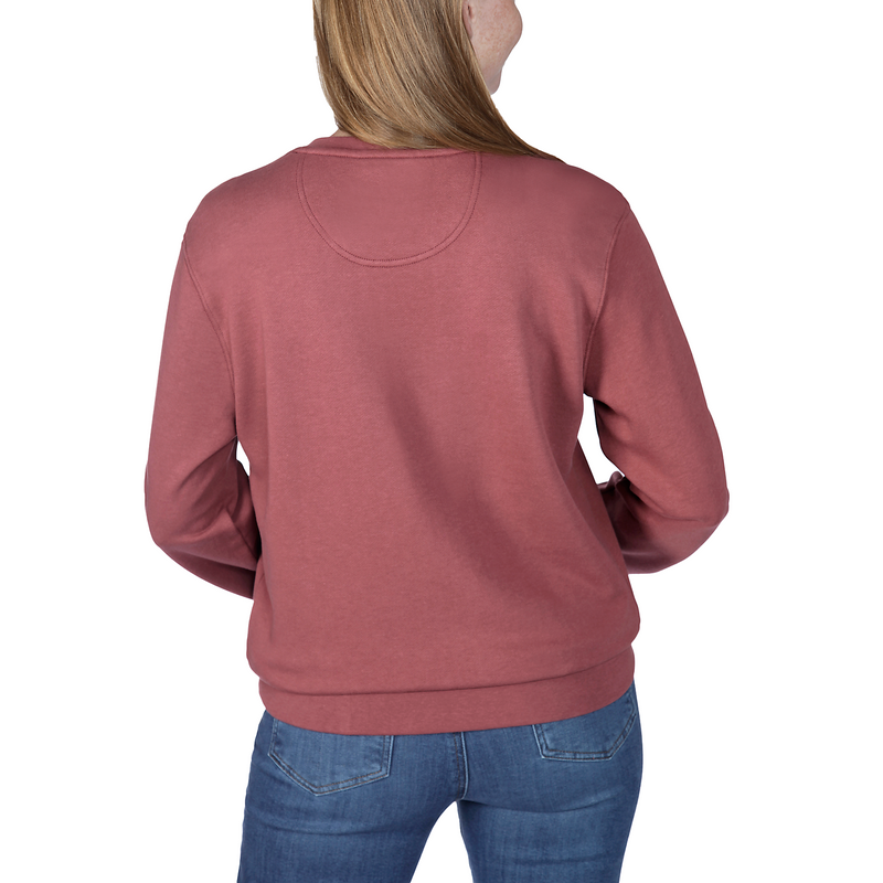 Carhartt French Terry sweatshirt met ronde hals voor dames - 106179 R95
