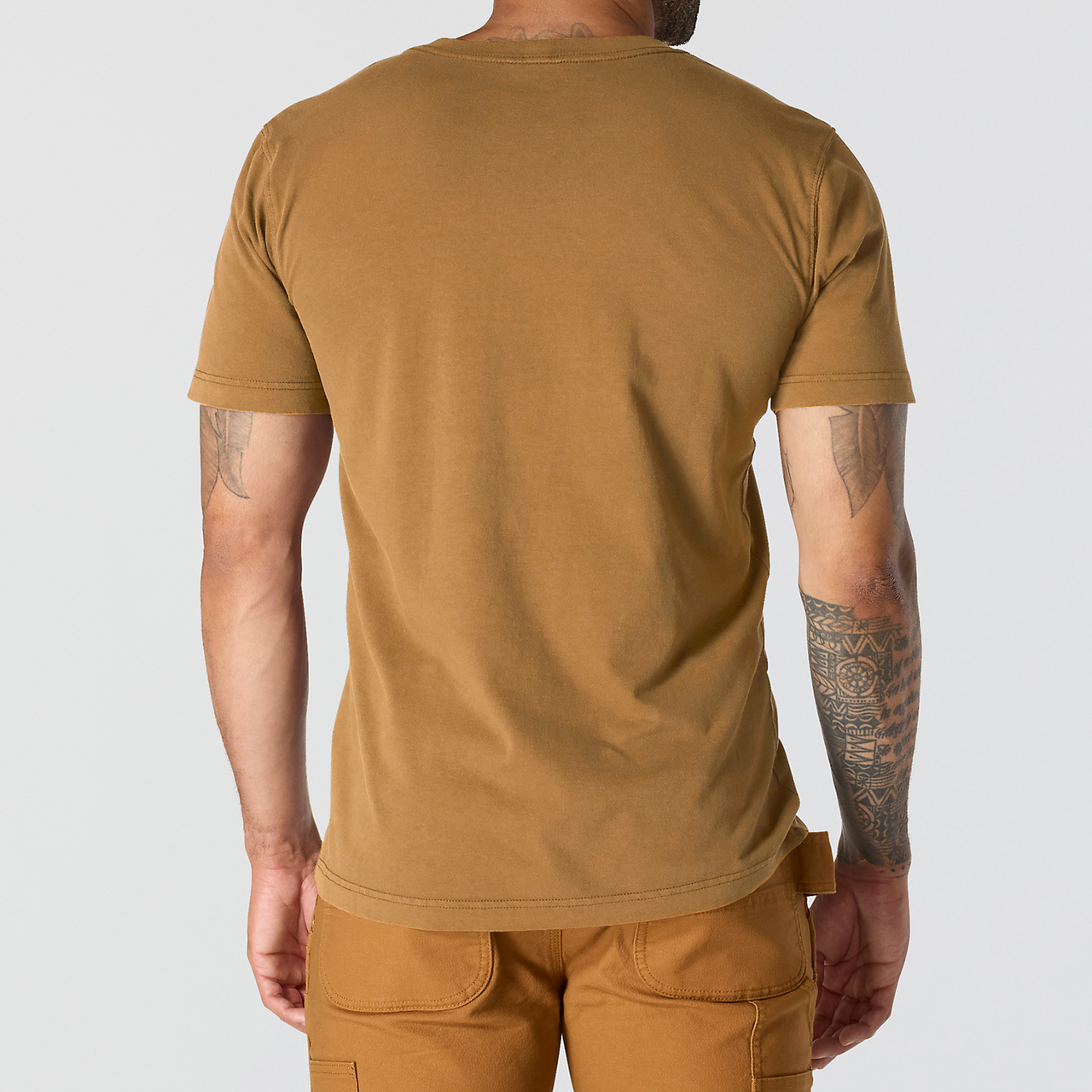 Carhartt Relaxed Fit Lightweight Garment Dyed Pocket T-Shirt - 106252 BRN