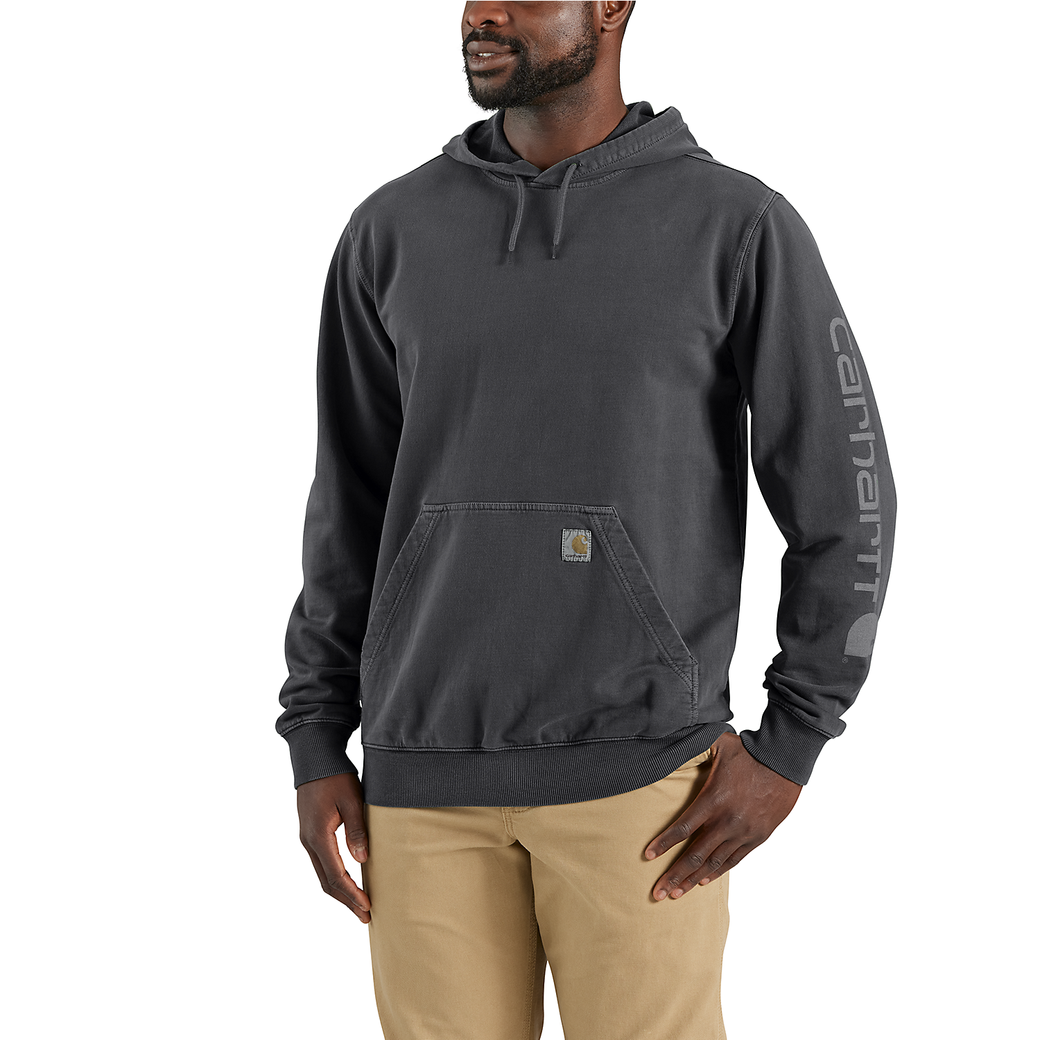Carhartt Garment dyed sleeve logo sweater 106253-029