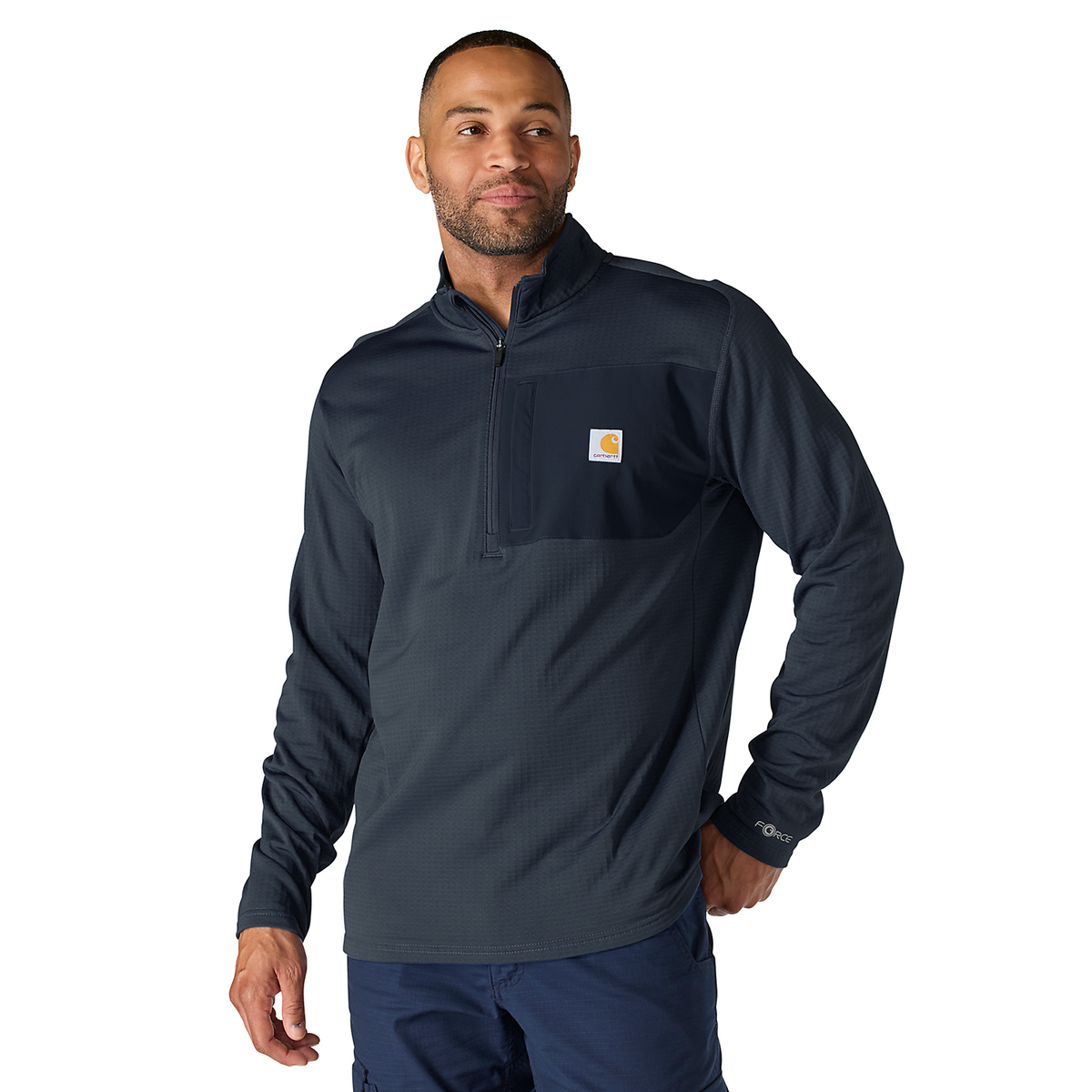 Carhartt Force Relaxed HalfZip Mock Neck - 106423 HV8