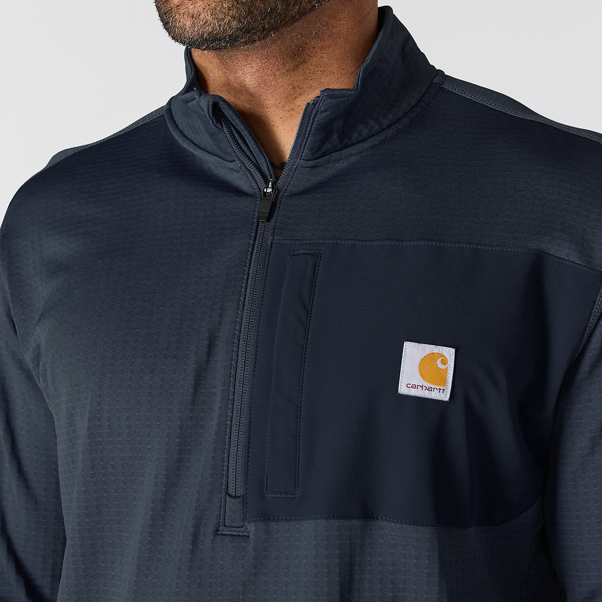Carhartt Force Relaxed HalfZip Mock Neck - 106423 HV8