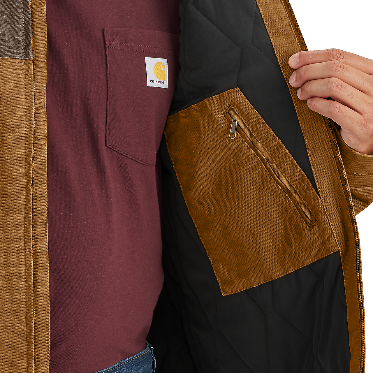 Montana relaxed fit Duck  106432 - Carhartt brown/Coffee