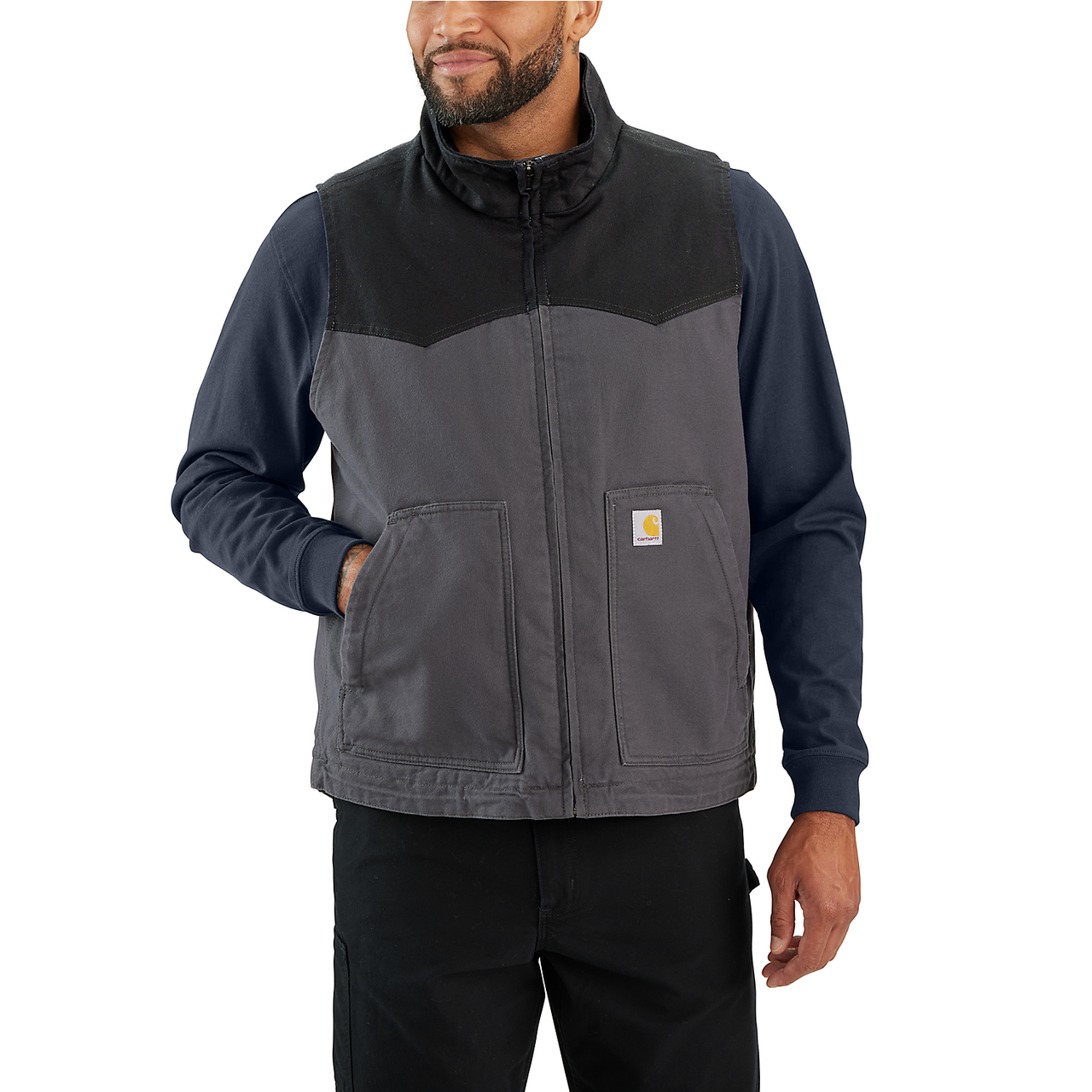 Carhartt Montana Duck Relaxed Fit Vest - 106433 Shadow/Black