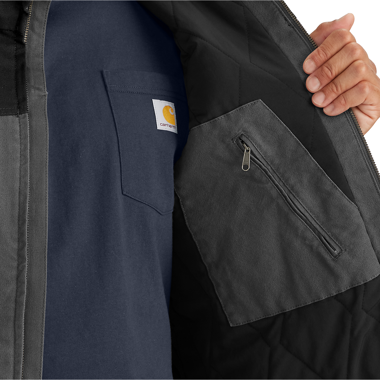 Carhartt Montana Duck Relaxed Fit Vest - 106433 Shadow/Black
