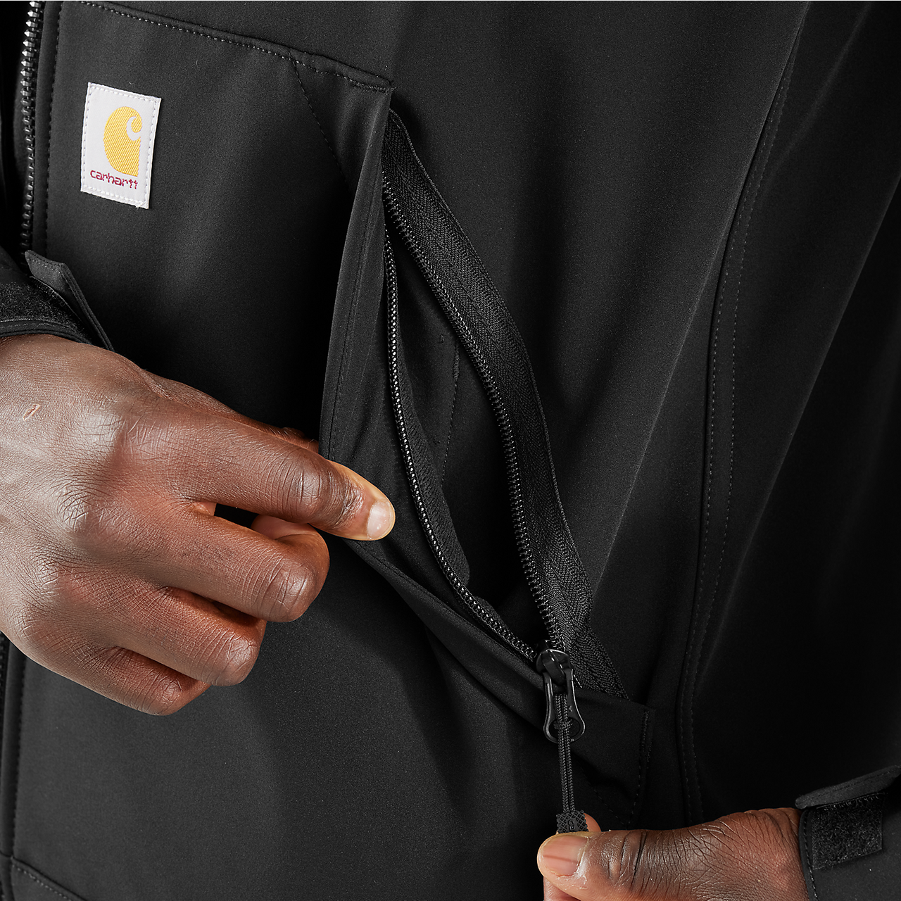 Carhartt Relaxed Fit Softshell Jacket - 106438 Black