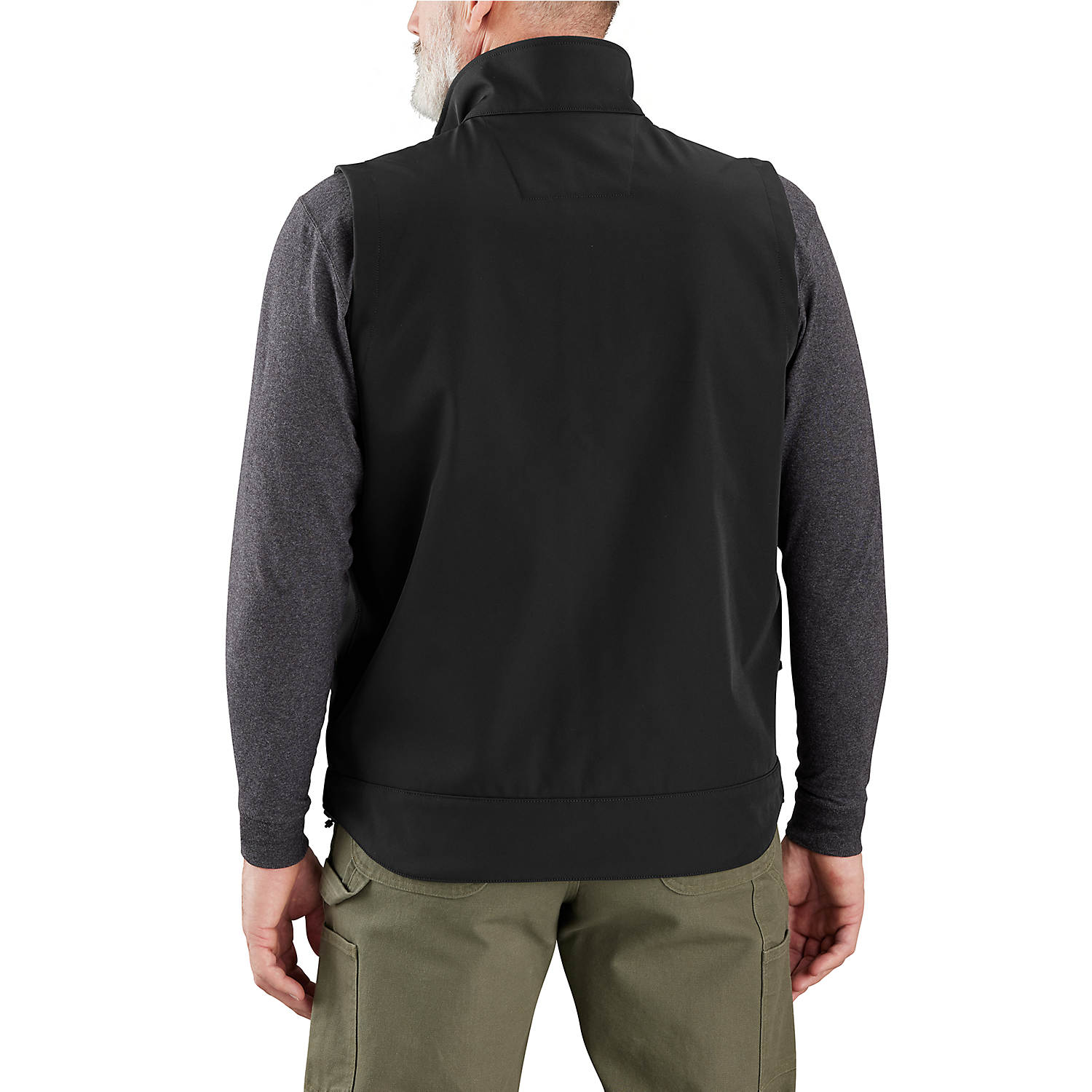 Relaxed Fit Softshell Vest - 106439 Zwart