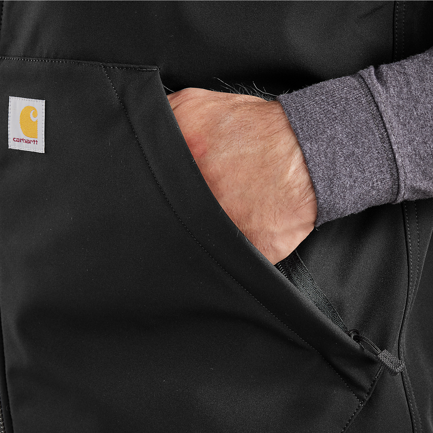 Relaxed Fit Softshell Vest - 106439 Zwart