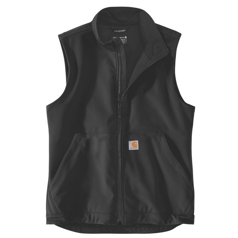 Relaxed Fit Softshell Vest - 106439 Black