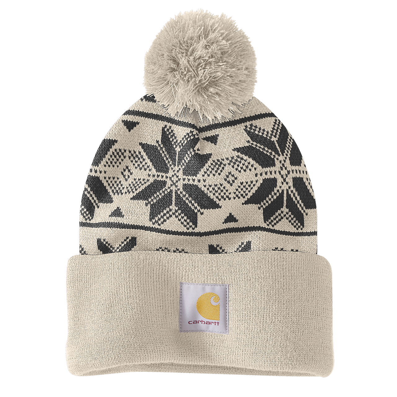 Carhartt Knit Pompom Beanie - 106647 - A16 Oat Milk