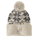 Carhartt Knit Pompom Beanie - 106647 - A16 Oat Milk