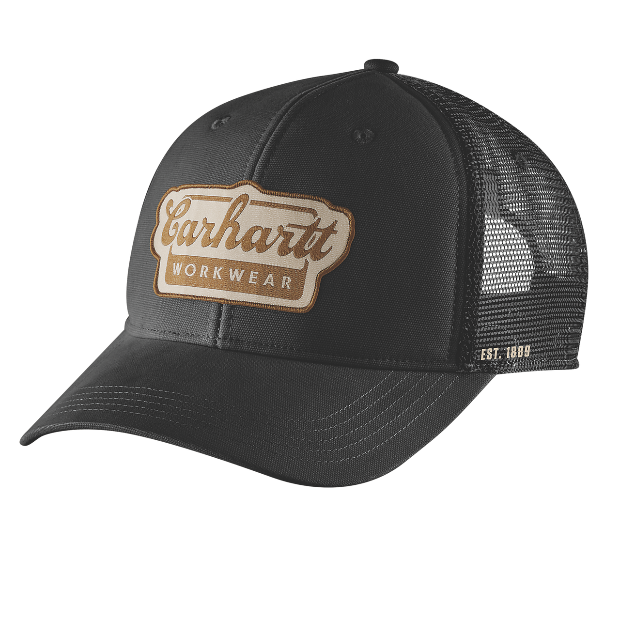 Carhartt Script Patch Cap - 106738 Black