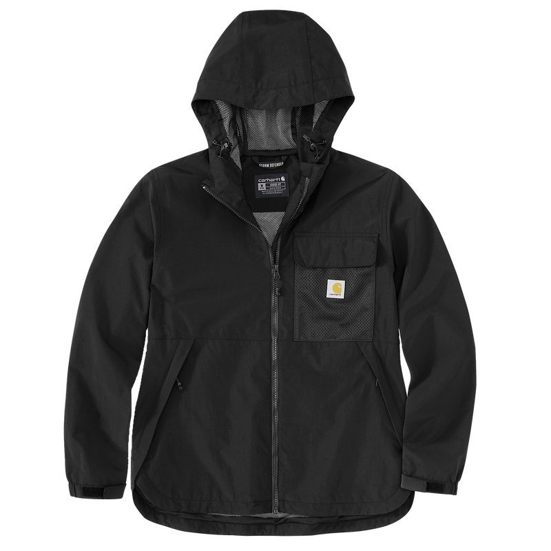 Loose Fit Packable Jacket - 106904 Black