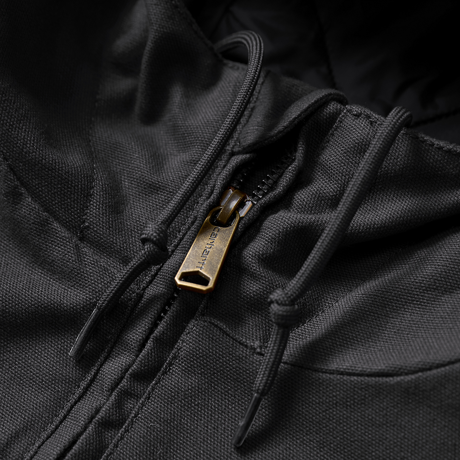 Carhartt Bartlett Relaxed Fit Washed Duck Insulated Jacket - 106980 Black