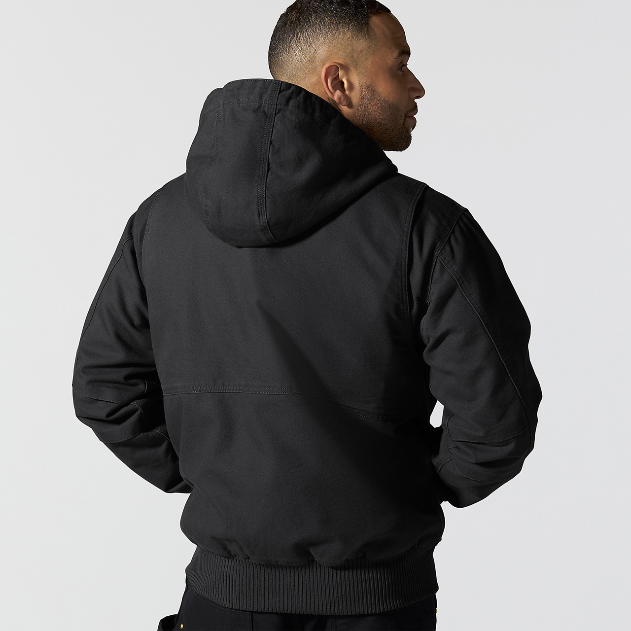 Carhartt Bartlett Relaxed Fit Washed Duck Insulated Jacket - 106980 Black