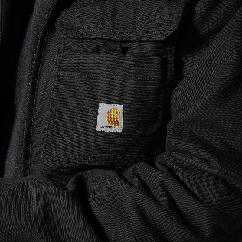 Bartlett Relaxed Fit Washed Duck Insulated Jacket - 106980 Black