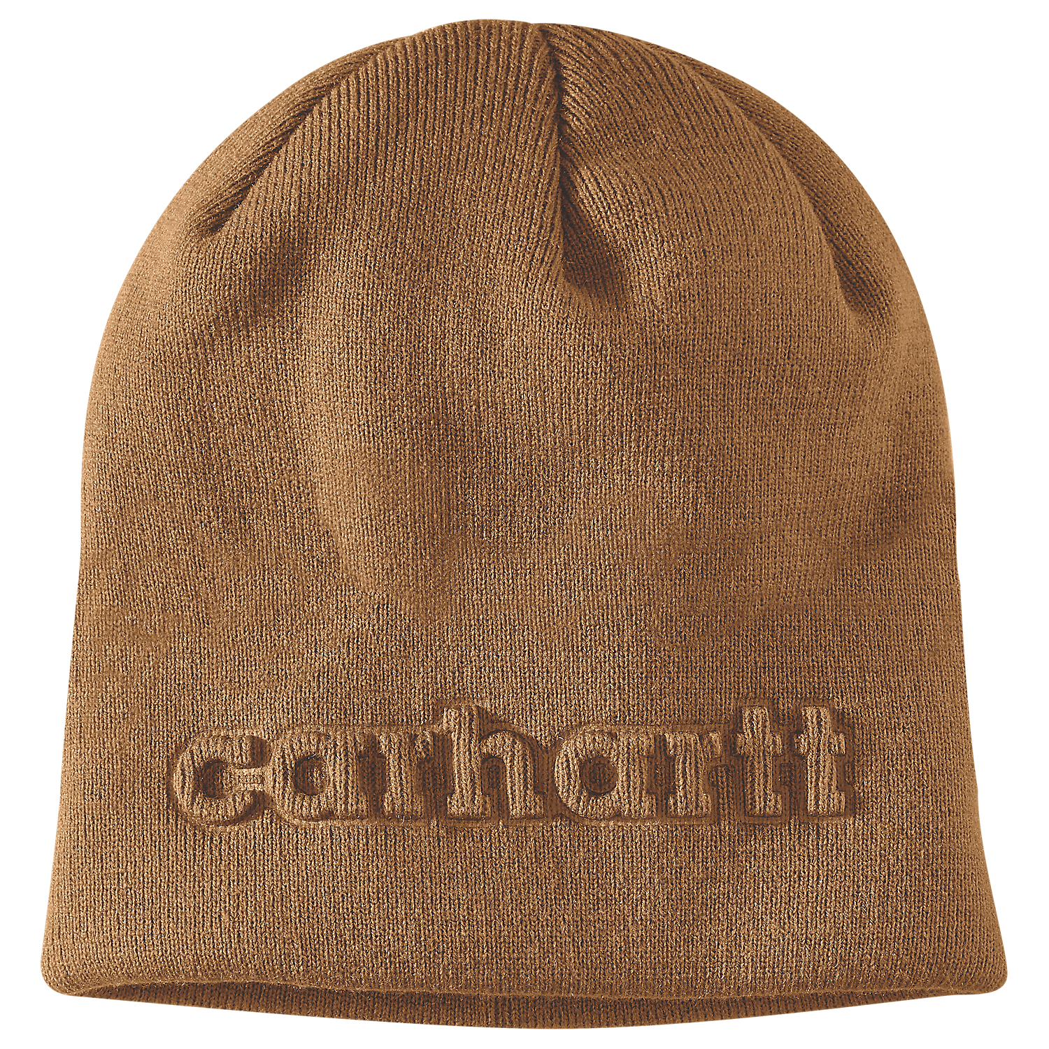 Carhartt Knit Embossed Beanie - 107002 BRN