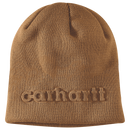 Knit Embossed Beanie - 107002 BRN