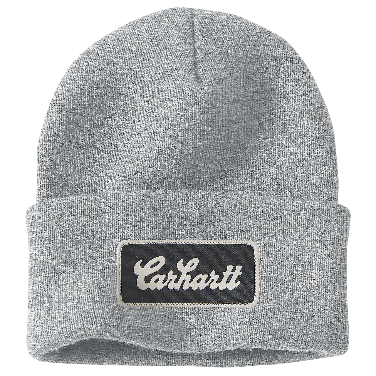 Carhartt Cuffed Script Beanie - 107007 Heather Grey