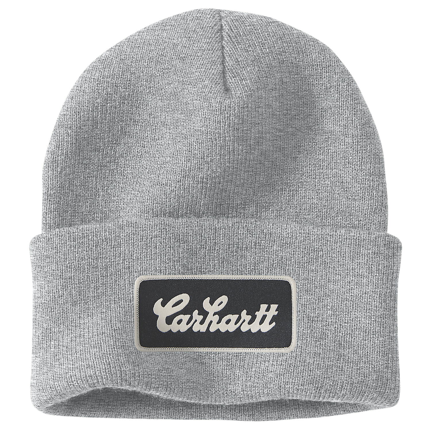Carhartt Cuffed Script Beanie - 107007 Heather Grey
