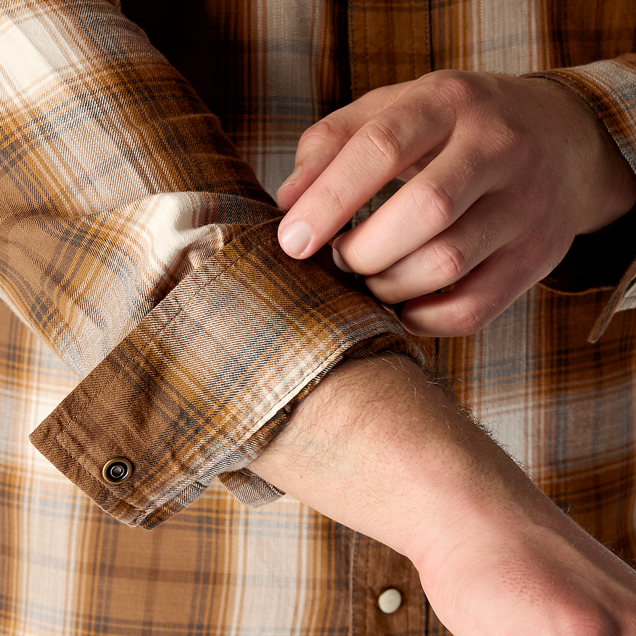 Carhartt Montana Relaxed fit western shirt - 107016 - Carhartt Brown