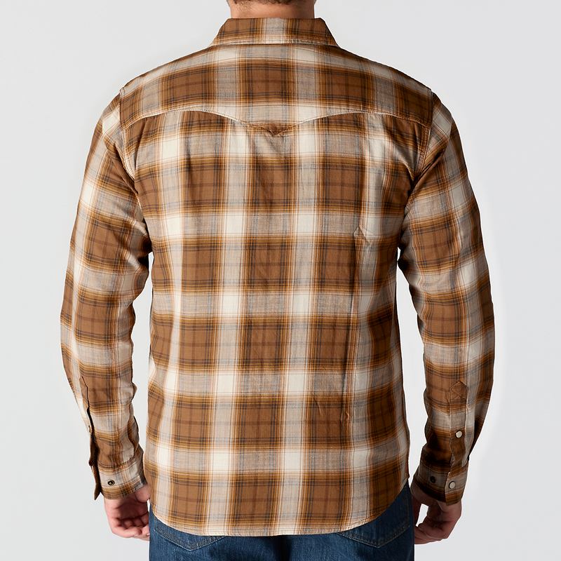 Montana Relaxed fit western shirt - 107016 - Carhartt Brown