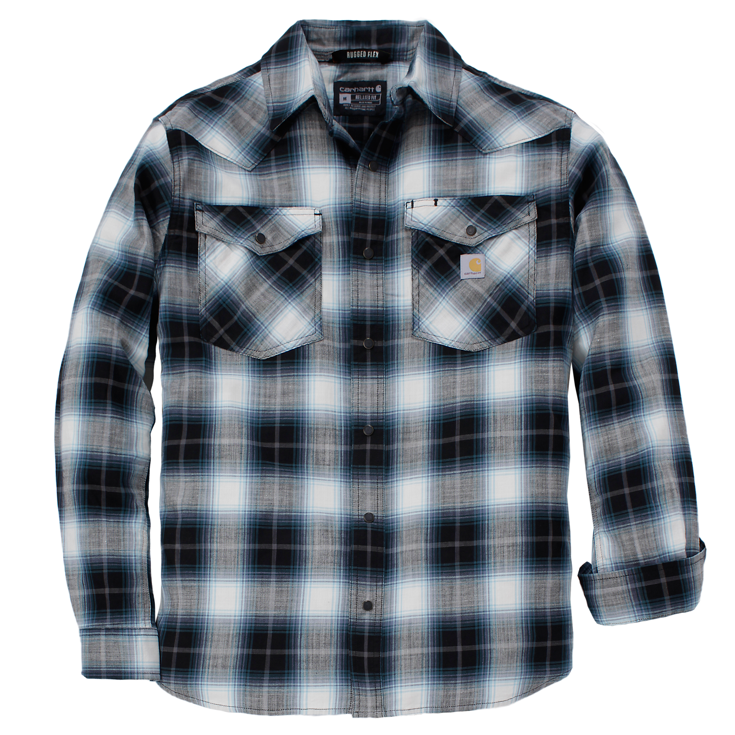 Carhartt Montana Relaxed fit western shirt - 107016 - N04 Black
