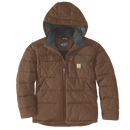 Montana Loose Fit Insulated Jacket - 107082 Dark Brown