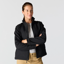 Women's Relaxed Fit Softshell Jacket - 107115 Black
