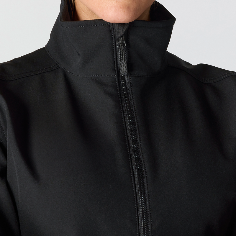 Women's Relaxed Fit Softshell Jacket - 107115 Black