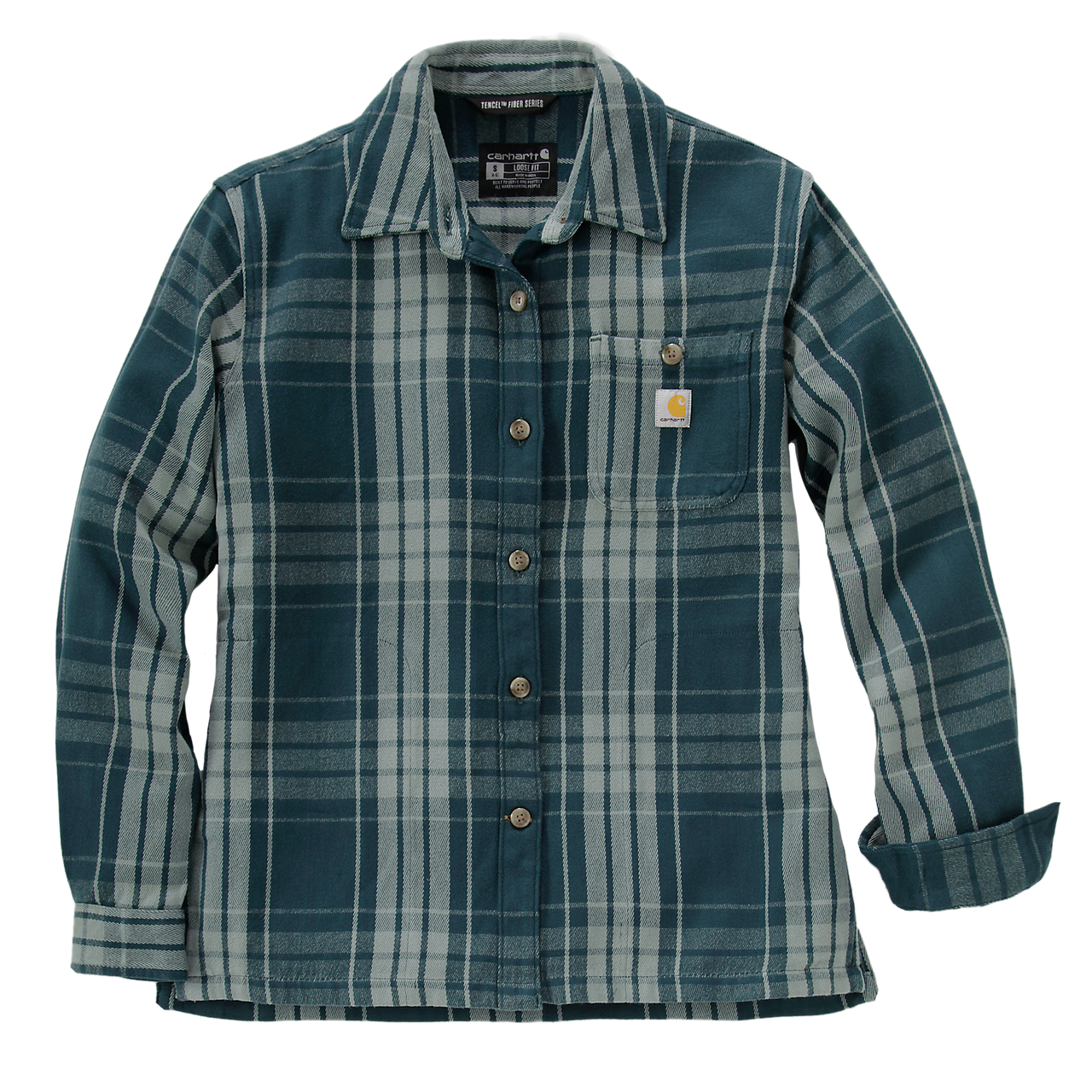 Carhartt female Loose Fit Work Shirt 107136 Green