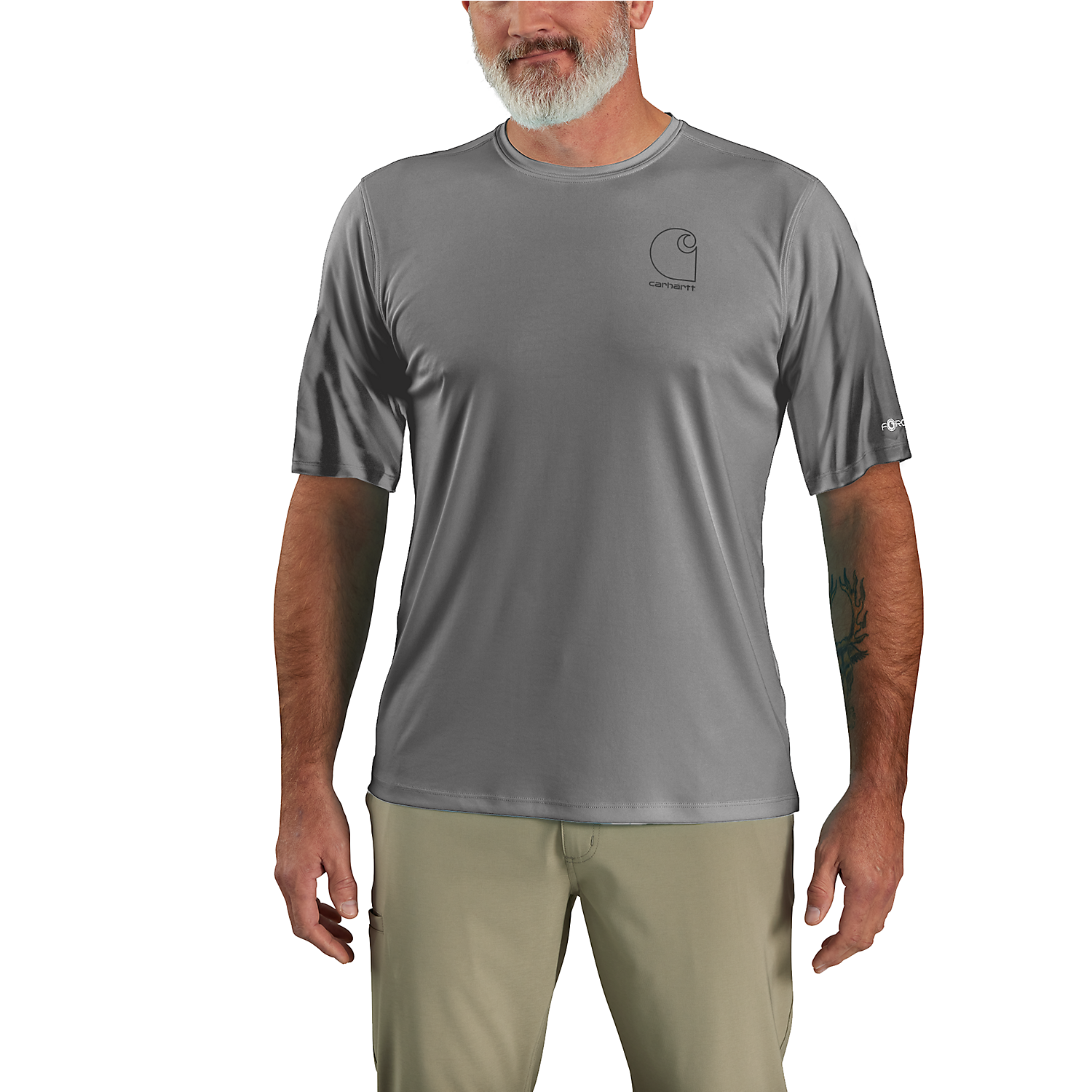Carhartt Force Relaxed Logo T-shirt Sun Defender - 107182 APH