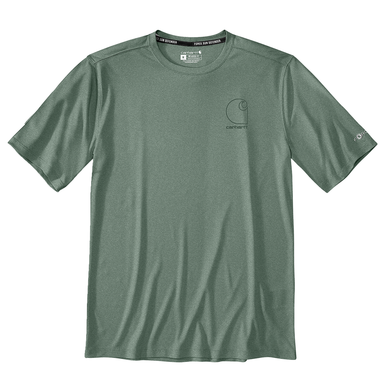 Carhartt Force Relaxed Logo T-shirt Sun Defender - 107182 GO6