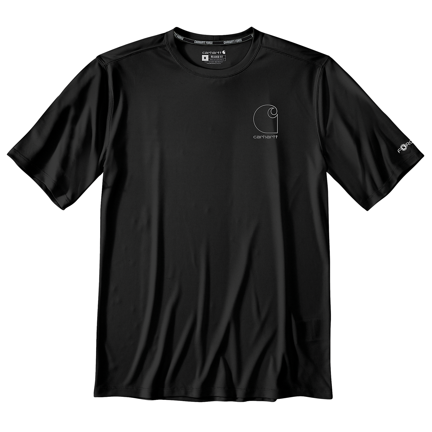 Carhartt Force Relaxed Logo T-shirt Sun Defender - 107182 Black
