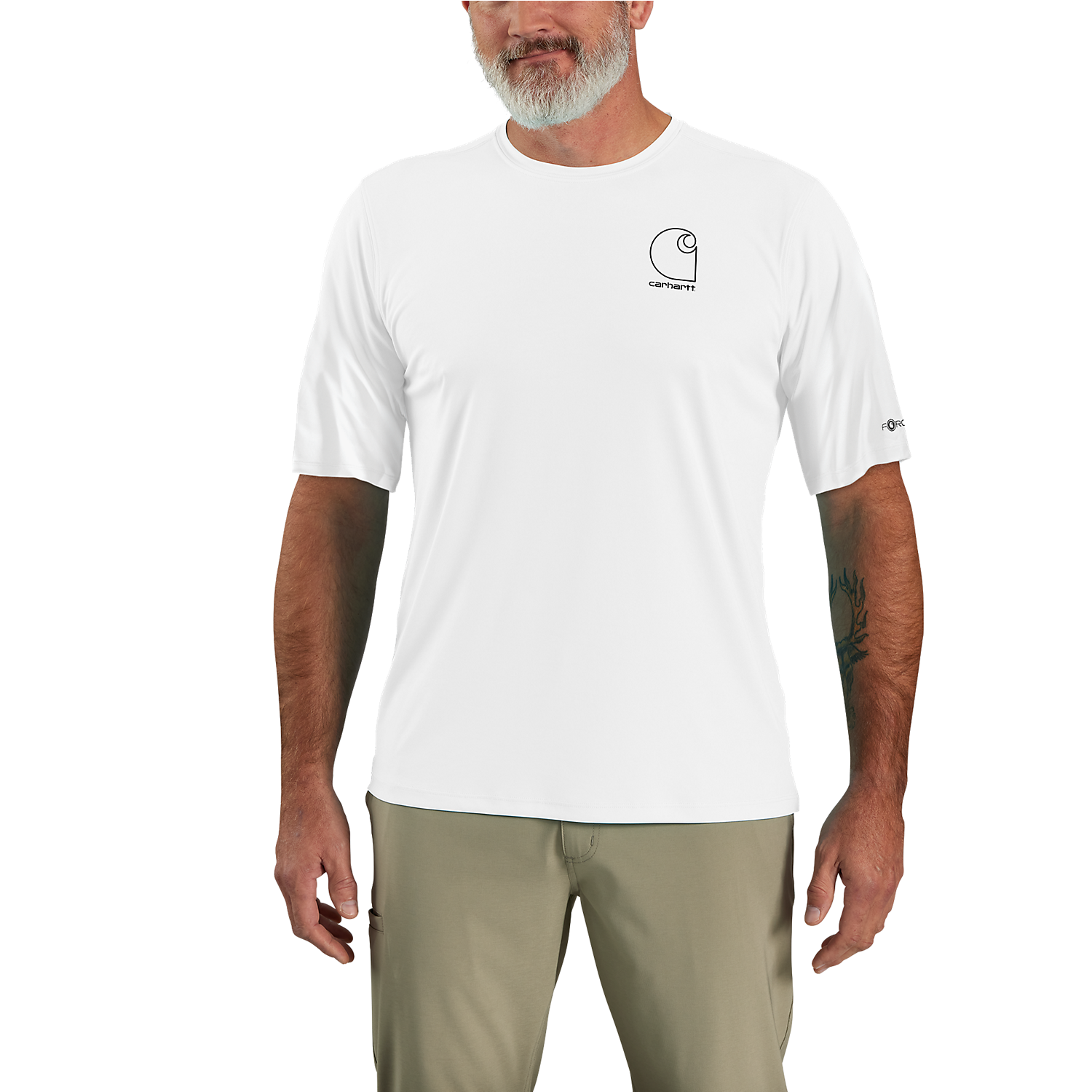 Carhartt Force Relaxed Logo T-shirt Sun Defender - 107182