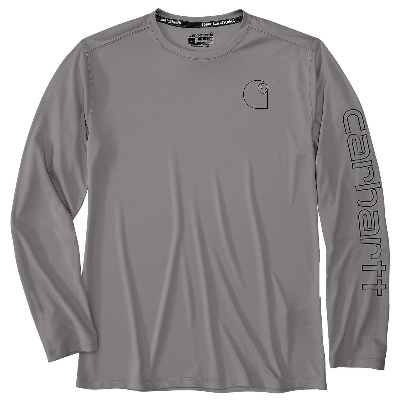 Carhartt Logo Graphic T-shirt LS Force Sun Defender - 107202 APH