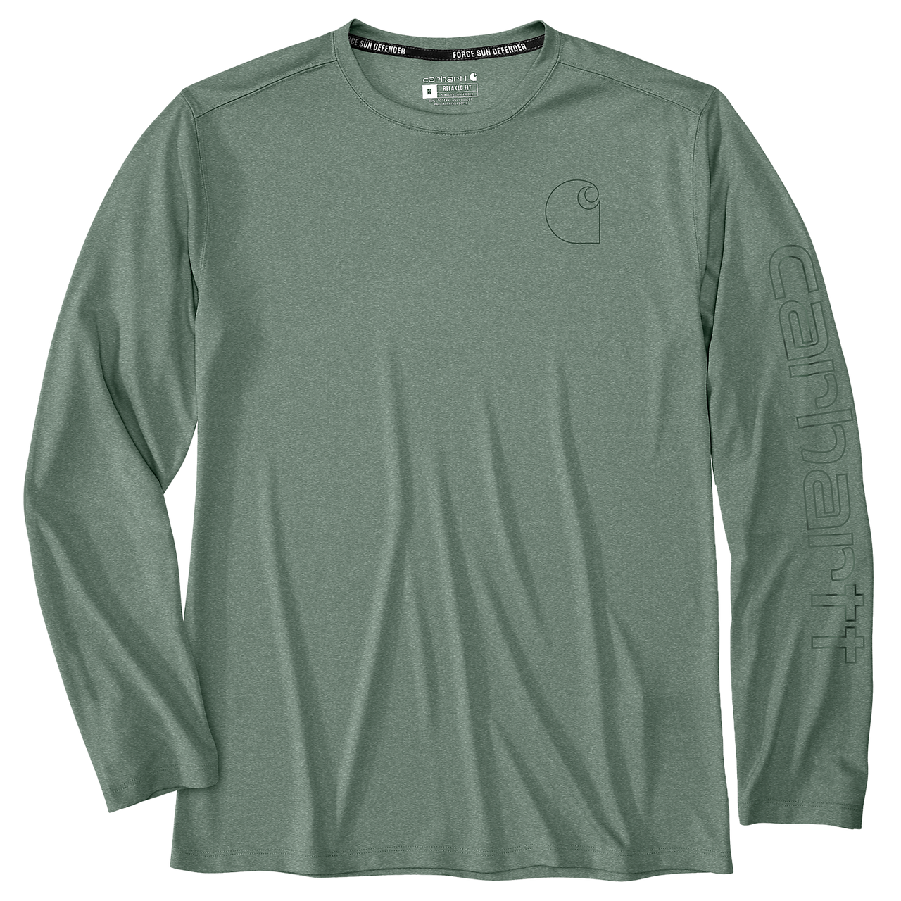 Carhartt Logo Graphic T-shirt LS Force Sun Defender - 107202 GO6