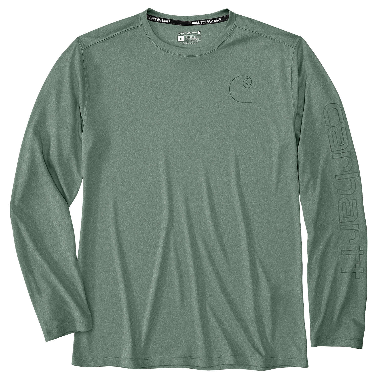 Carhartt Logo Graphic T-shirt LS Force Sun Defender - 107202 GO6
