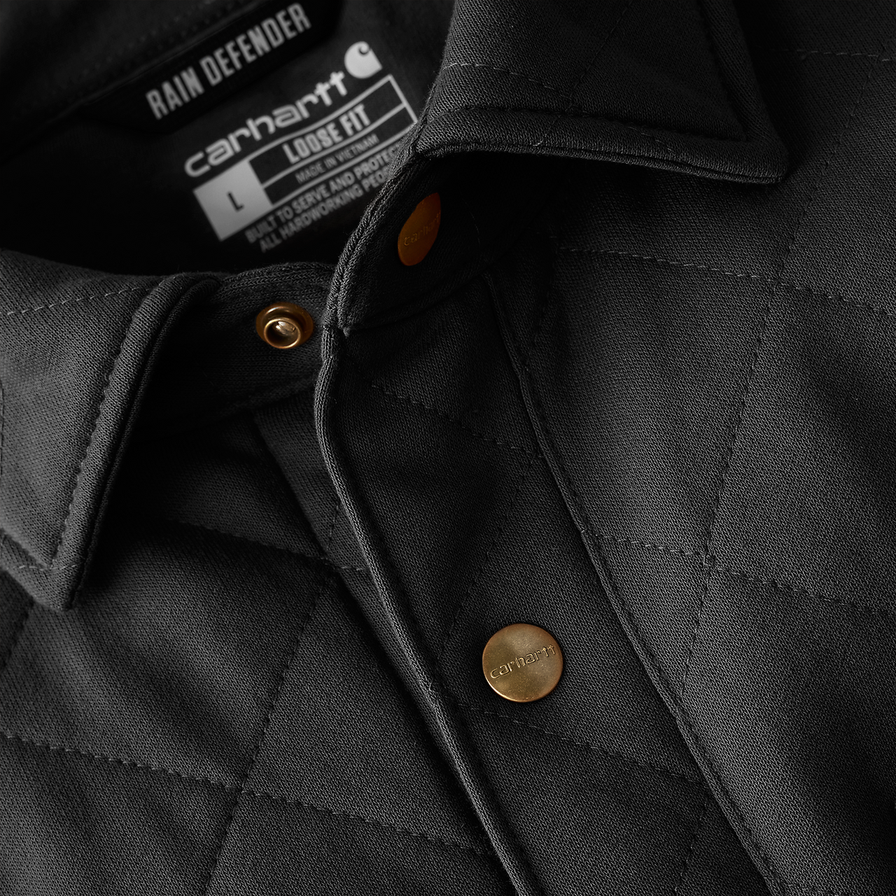 Carhartt Loose Fit Snap Front - 107270 Black