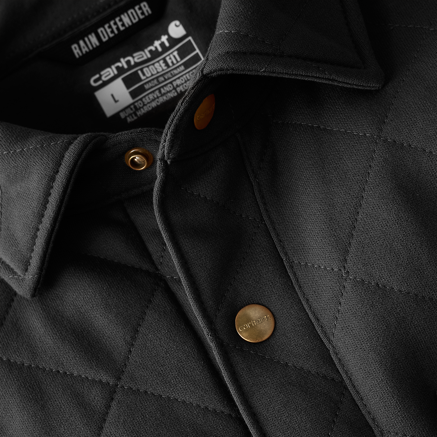 Carhartt Loose Fit Snap Front - 107270 Black