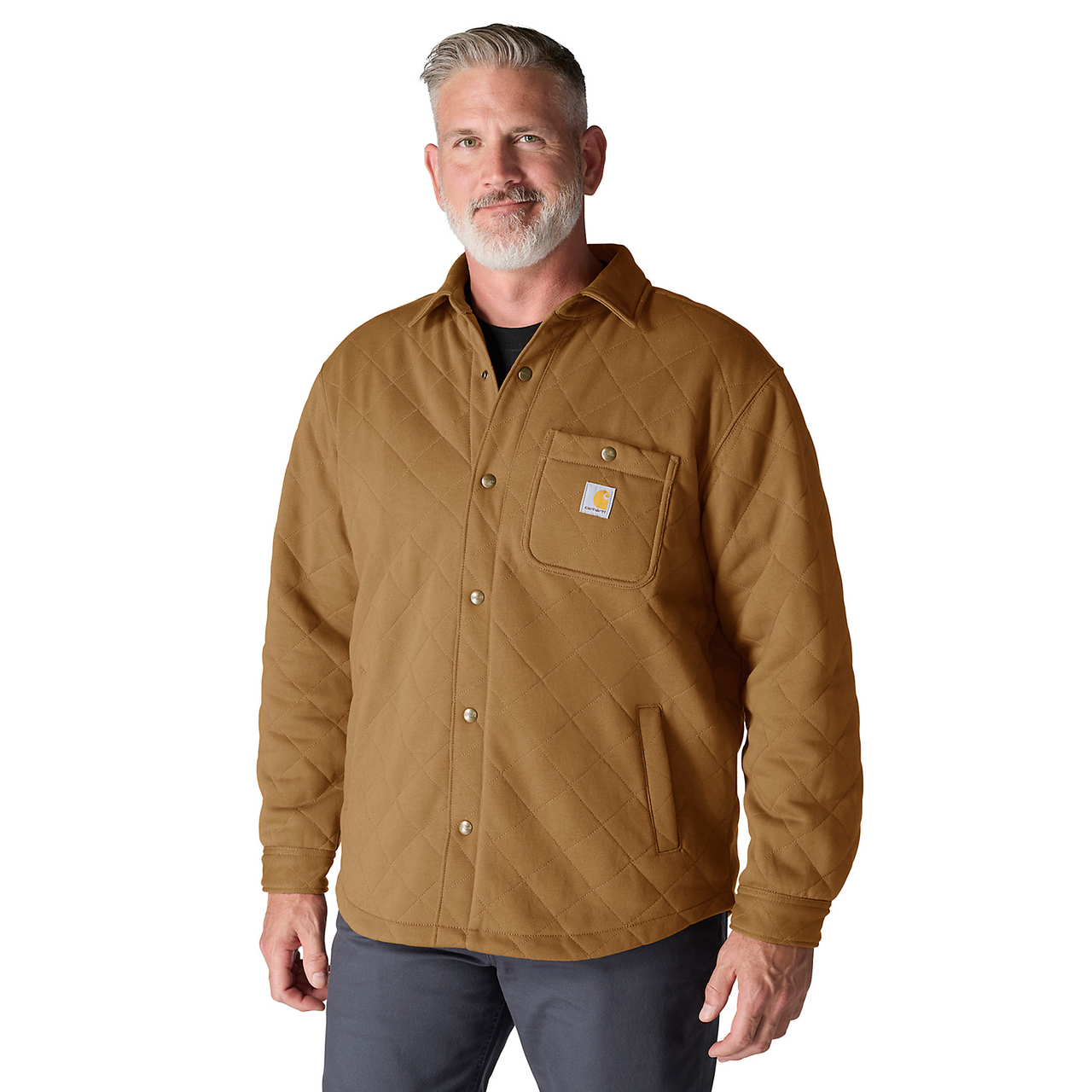 Carhartt Loose Fit Snap Front - 107270 BRN