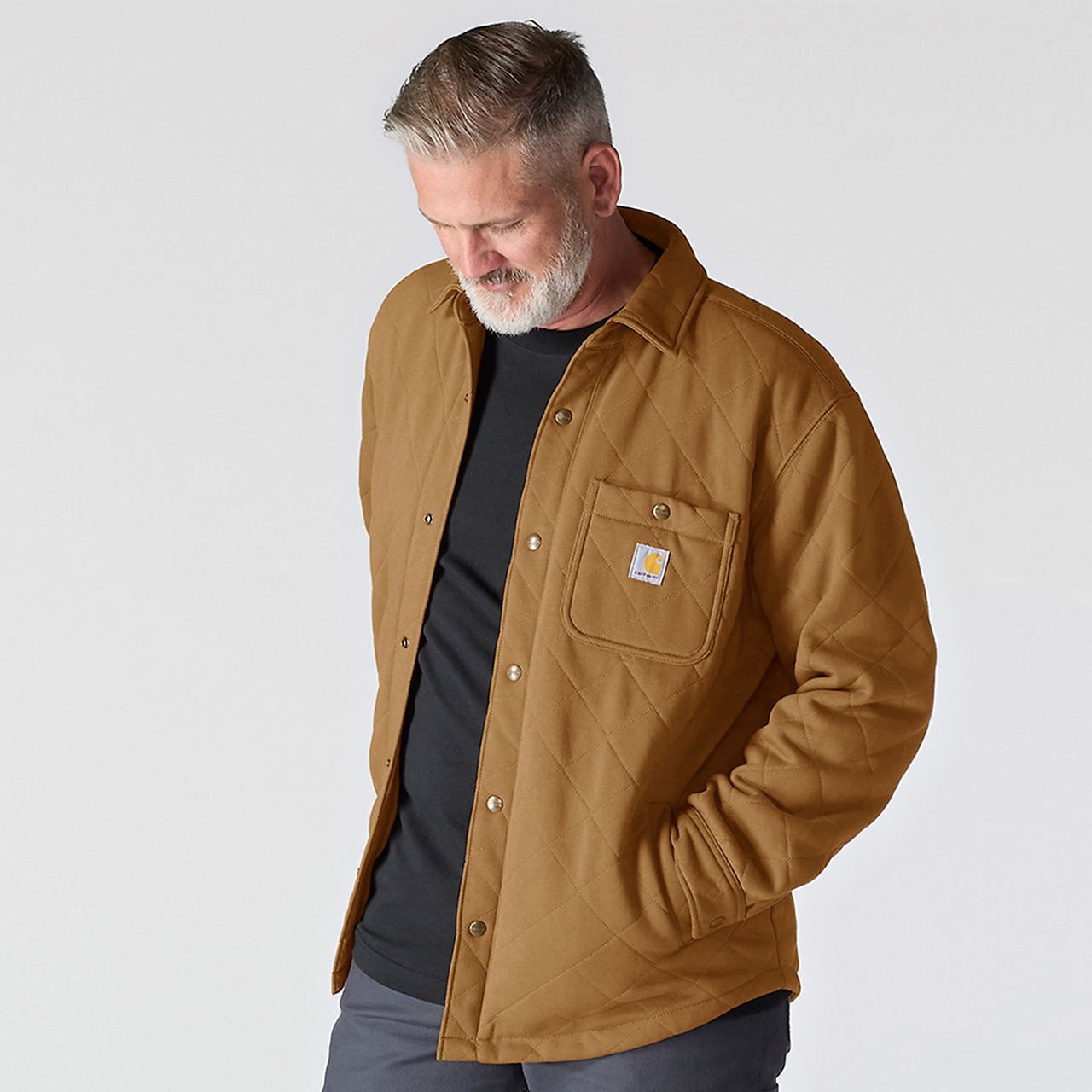 Carhartt Loose Fit Snap Front - 107270 BRN