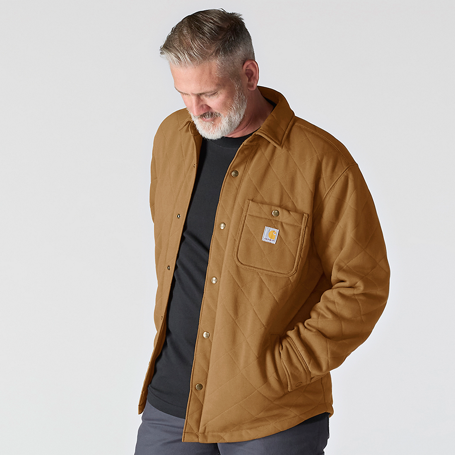 Carhartt Loose Fit Snap Front - 107270 BRN