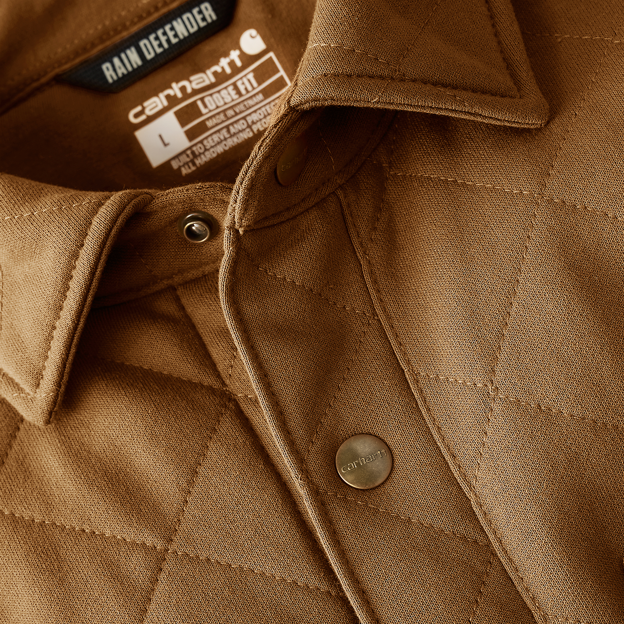 Carhartt Loose Fit Snap Front - 107270 BRN
