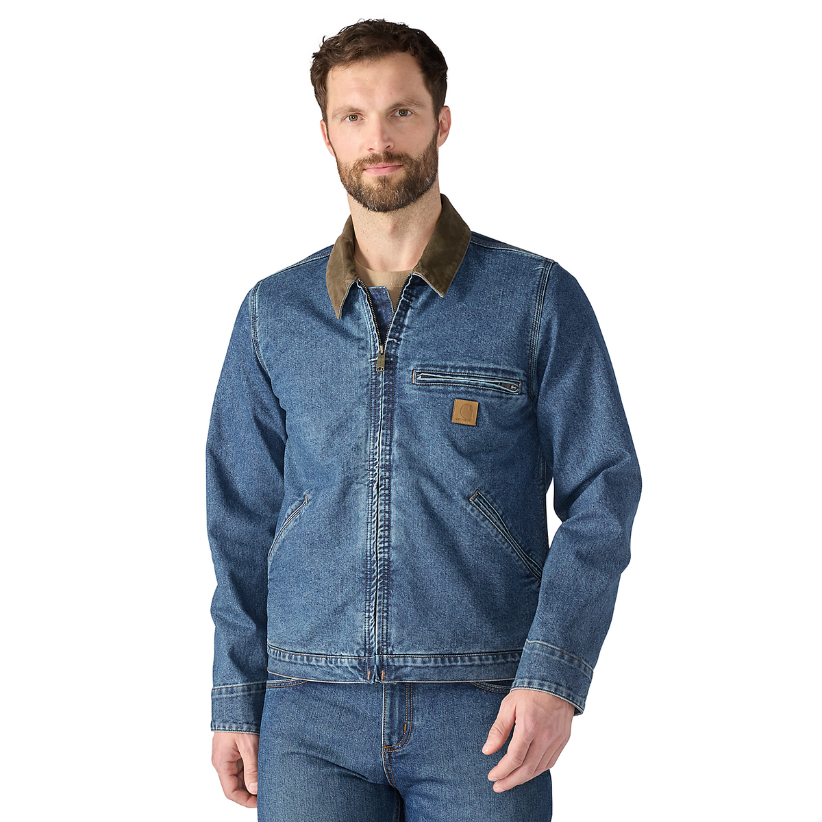 Carhartt Denim Relaxed Fit Detroit Jacket - 107327 HT6