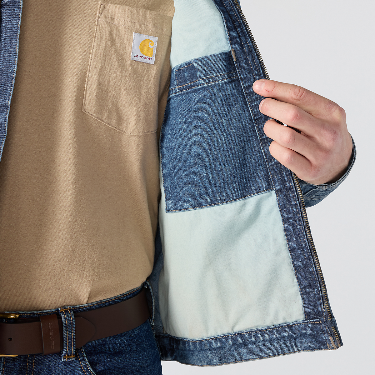Carhartt Denim Relaxed Fit Detroit Jacket - 107327 HT6